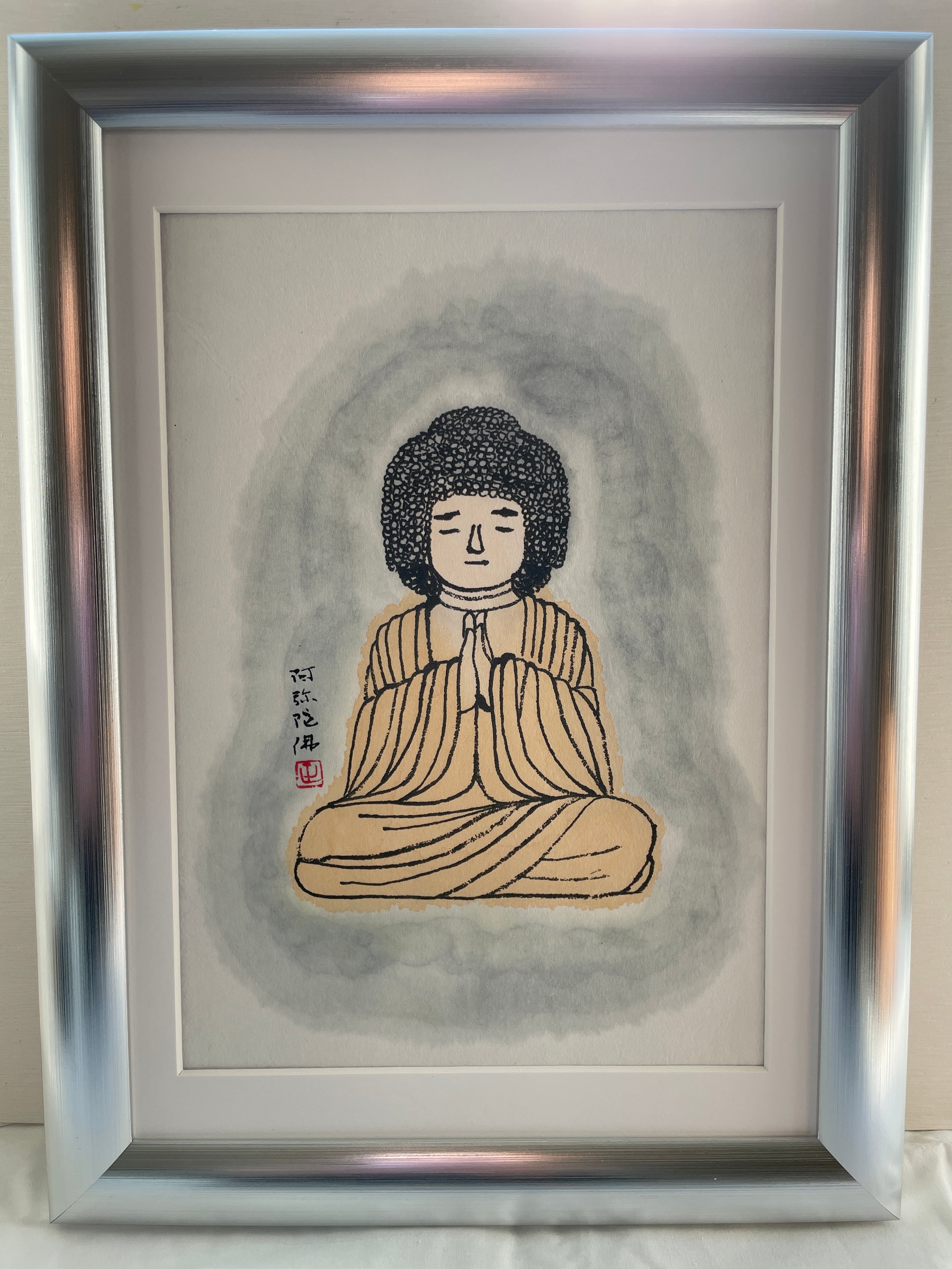 正規販売店 仏水彩画