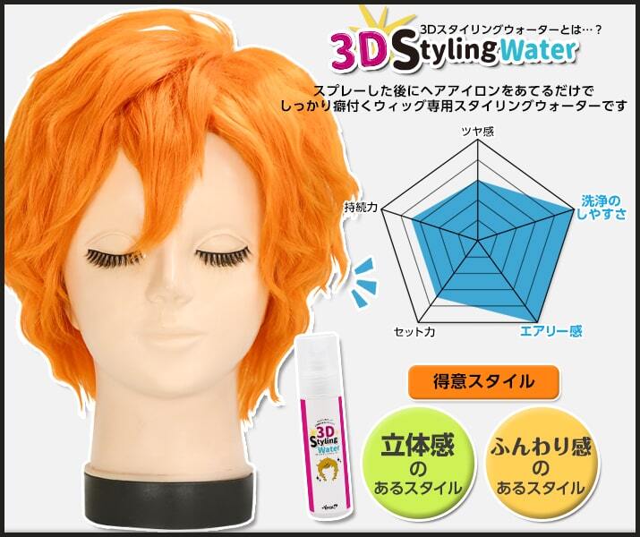 アシストウィッグ【3DスタイリングウォーターAS（ビッグサイズ