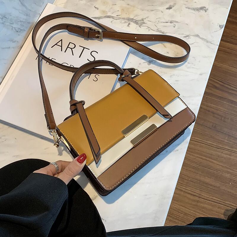 Shangxinスモールバッグハンドバッグ2020新しいトレンディなファッションワイルドレトロワンショルダーメッセンジャーバッグバージョンのネット赤の小さな正方形のバッグ Tiancai_Wing_Bag7133708