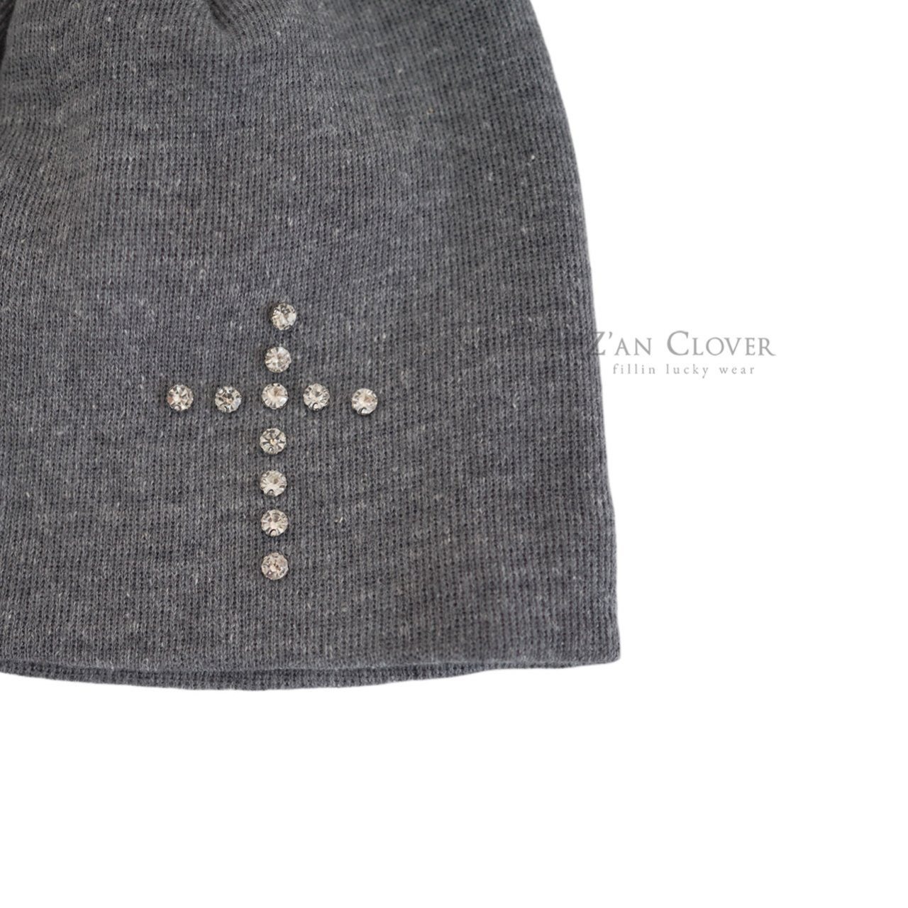 [Z’AN CLOVER]Cubic cross beanie