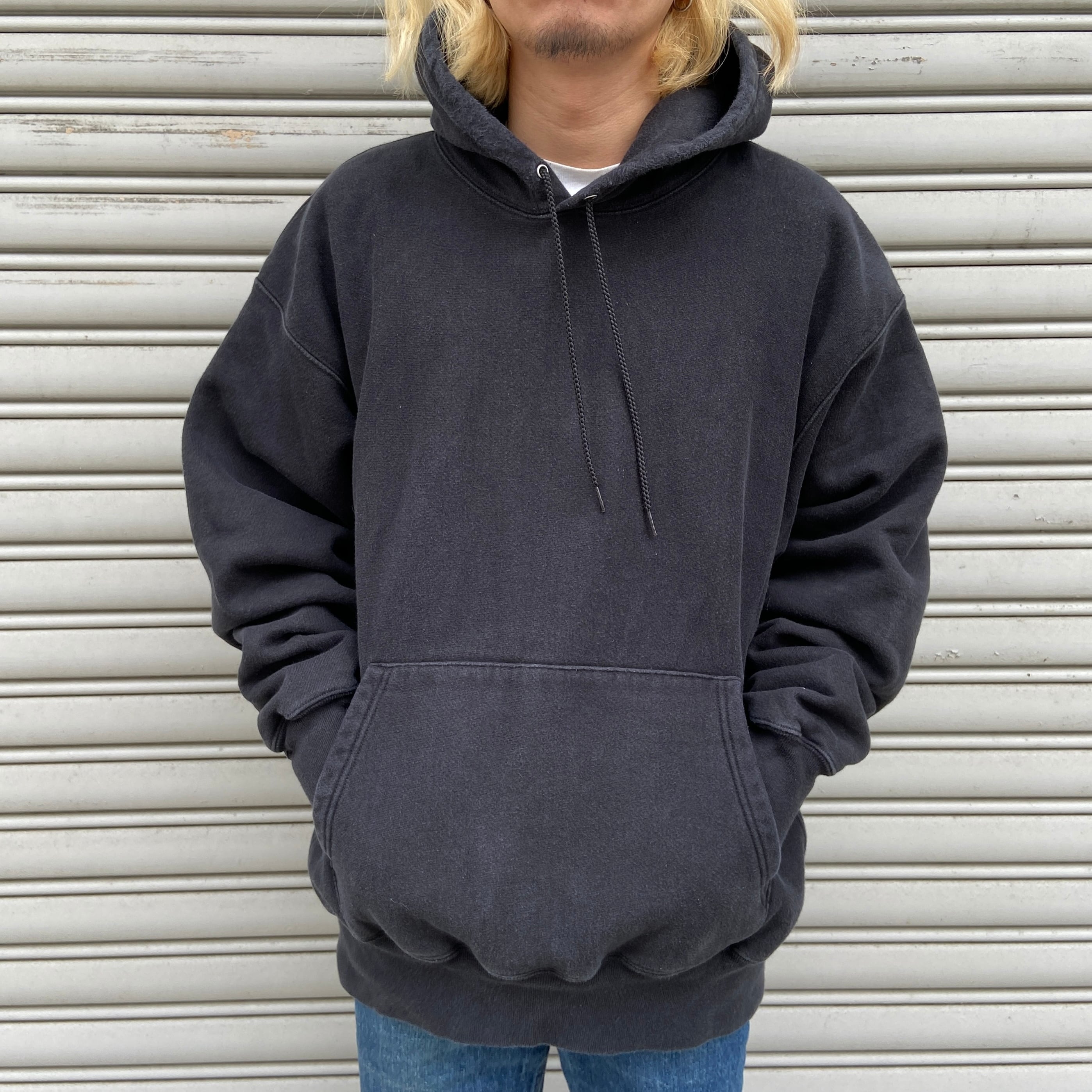 90s USA製 DISCUSATHLETIC 無地スウェット 前V ネイビー | 古着 90s USA製 DISCUSATHLETIC 無地スウェット 前V ネイビー | 古着