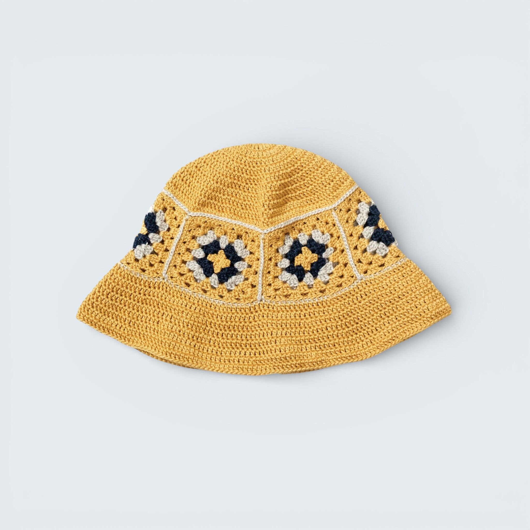 グラニーハット (イエロー) | andloom（アンドルーム）｜ハンドメイド