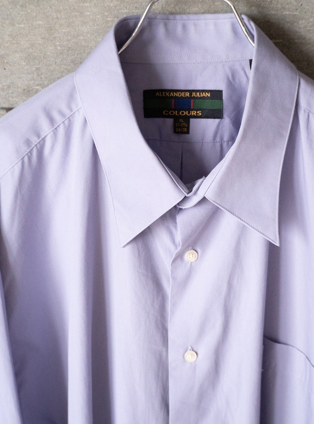 "COLOURS by ALEXANDER JULIAN" 1990s Broadcloth shirt