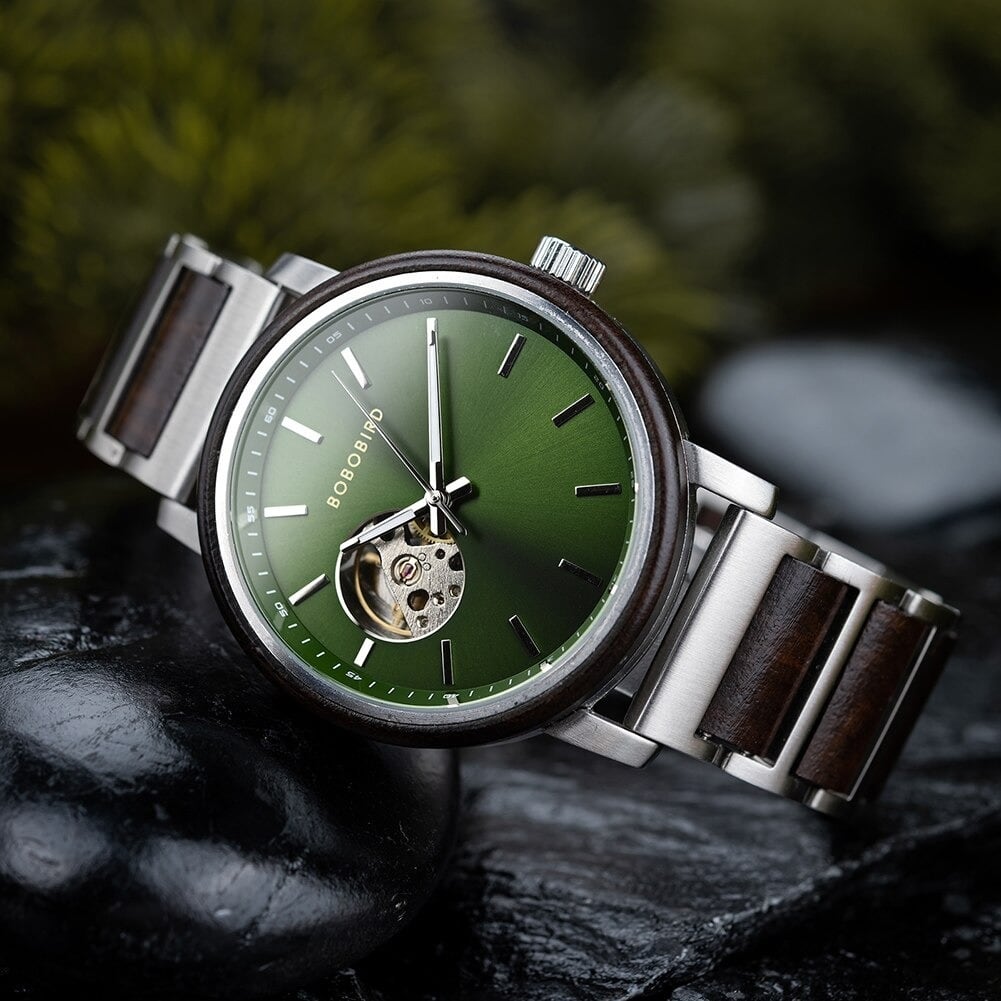 Simple Design Automatic Mechanical Watch【BJ0542】 | BOBO BIRD JAPAN's