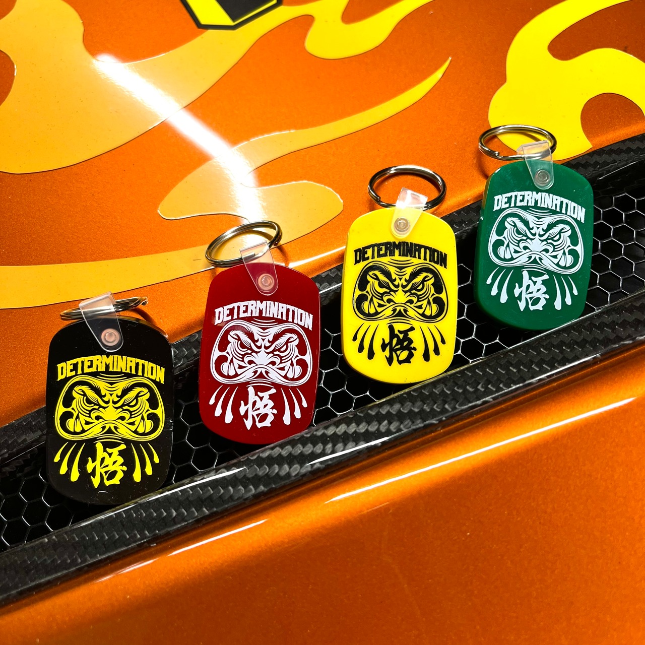 閻魔達磨ラバーキーホルダー【TIKTOK】