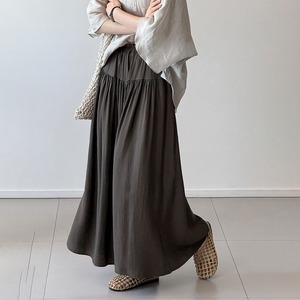 tiered drawstring wide pants 14547