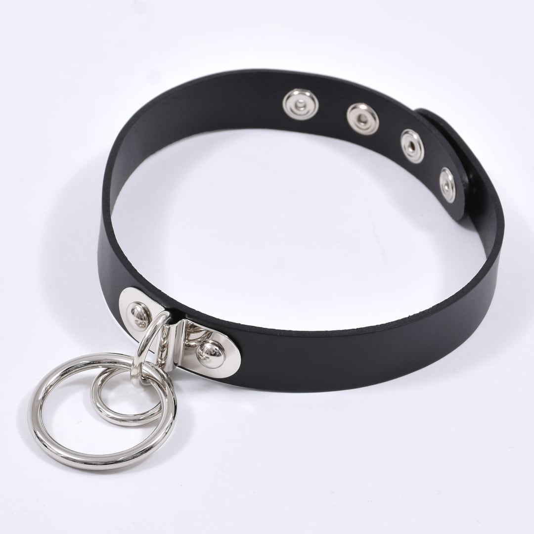 2リングレザーチョーカー | VOLCAN&APHRODITE