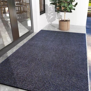 【人気】玄関マット キッチンマット屋外 室内 滑り止め 業務用 無地 大判 マット シンプル 泥落とし 足ふきマット（グレー80*125）