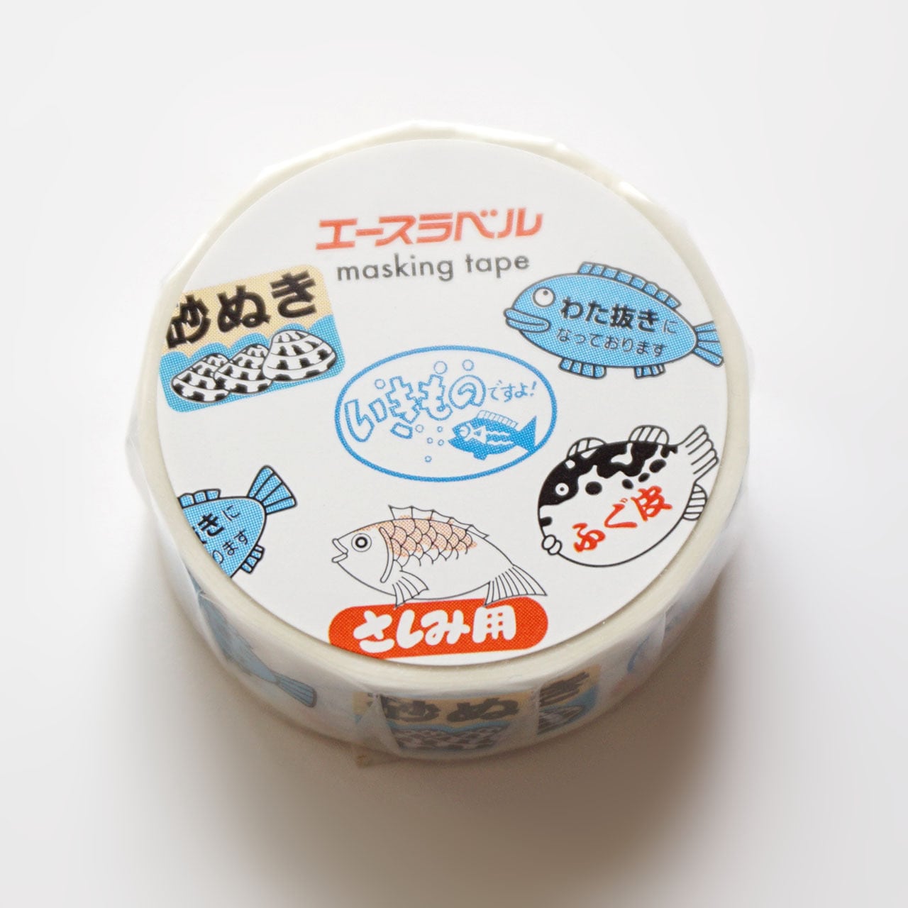 SAIEN エースラベル 販促ラベルマスキングテープ｜UR-4560 いきもの