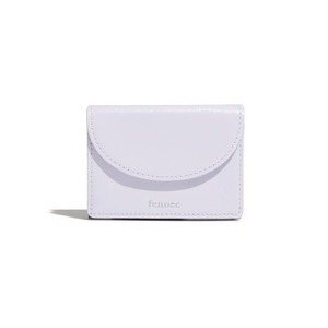 [FENNEC] CRINKLE HALFMOON MINI WALLET - FOG LAVENDER