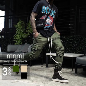 mnml (ミニマル) / cargo drawcord pants