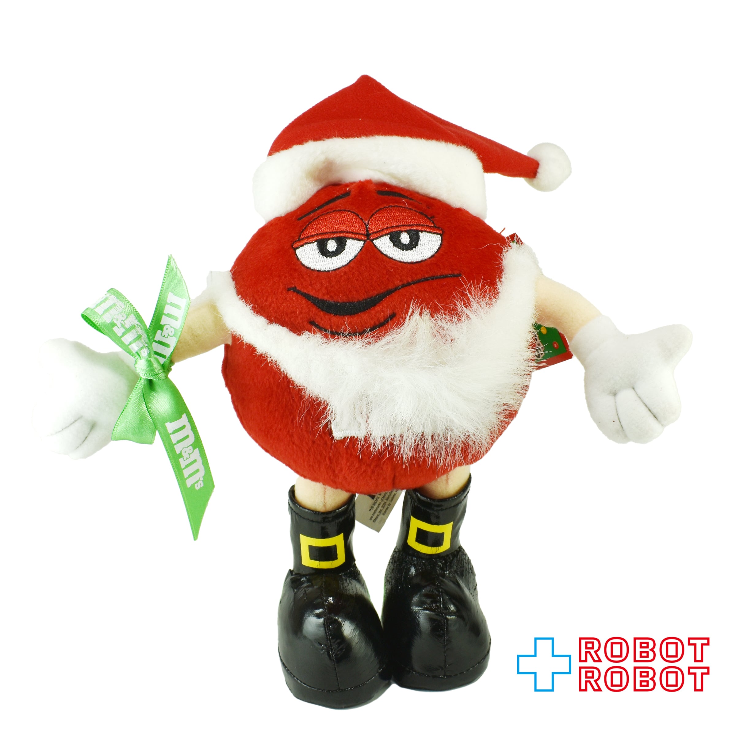 M&M's サンタ レッド エムアンドエムズ ぬいぐるみ人形 紙タグ付き