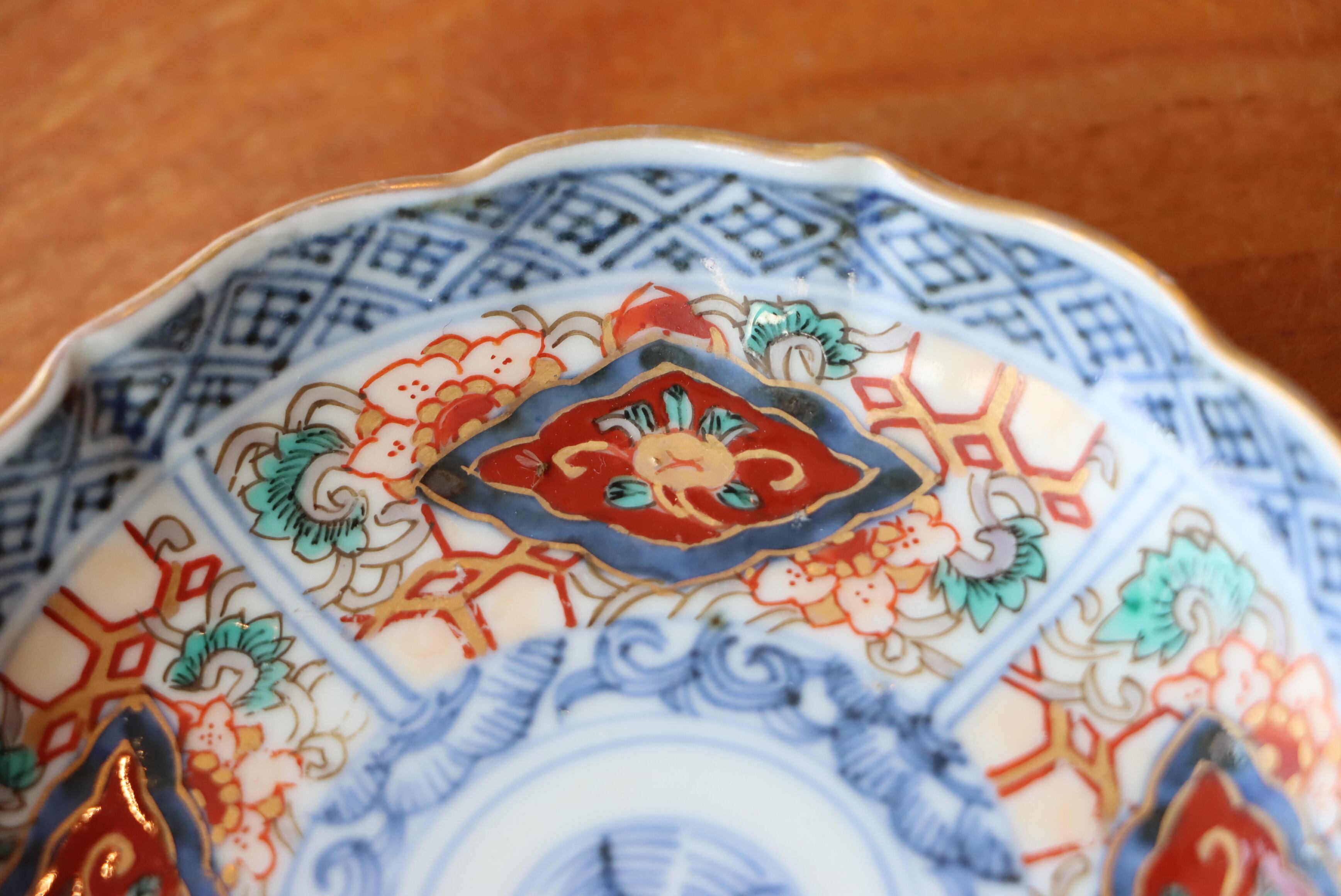 伊万里焼 色絵 花文 小皿 通りもの | (有)新原美術