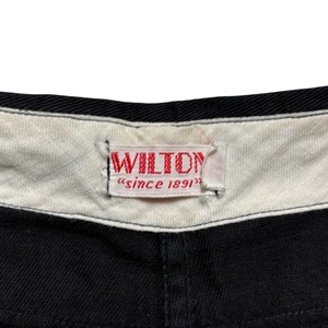 vintage 1960’s black side-line pants