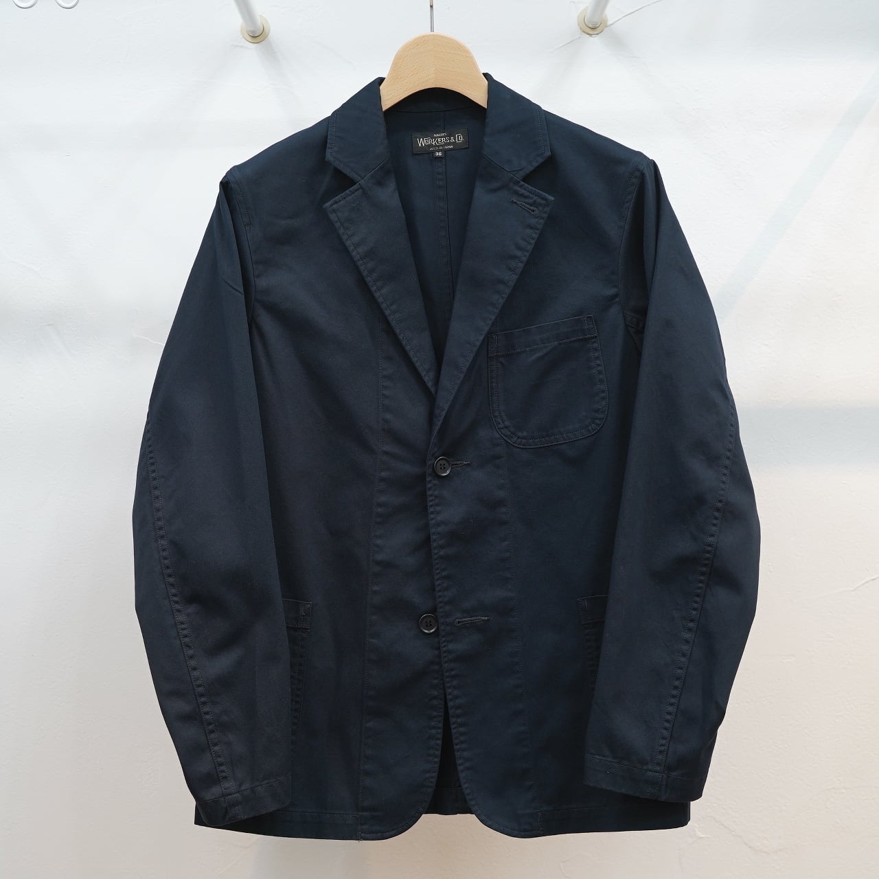 WORKERS（ワーカーズ） ネイビージャケット サイズ40 L Workers（ワーカーズ） ラウンジジャケット 8ozネイビーチノ | CIRCLE