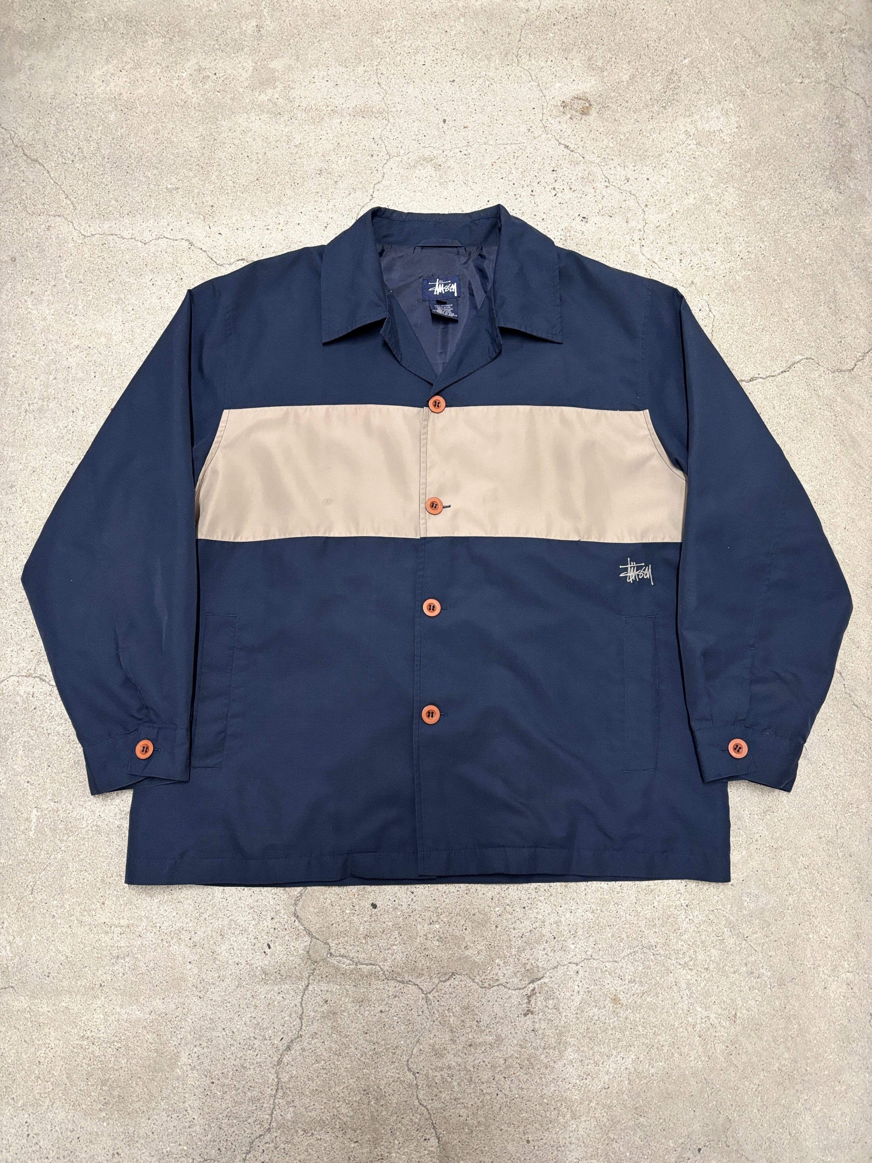 90～00s OLD STUSSY/Nylon Jacket/紺タグ/L/ナイロンジャケット