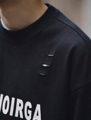 WPP BOLENOIRGA “CRASH EDGE” DAMAGE TEE （ボレノワールガ クラッシュエッジ ダメージTシャツ）