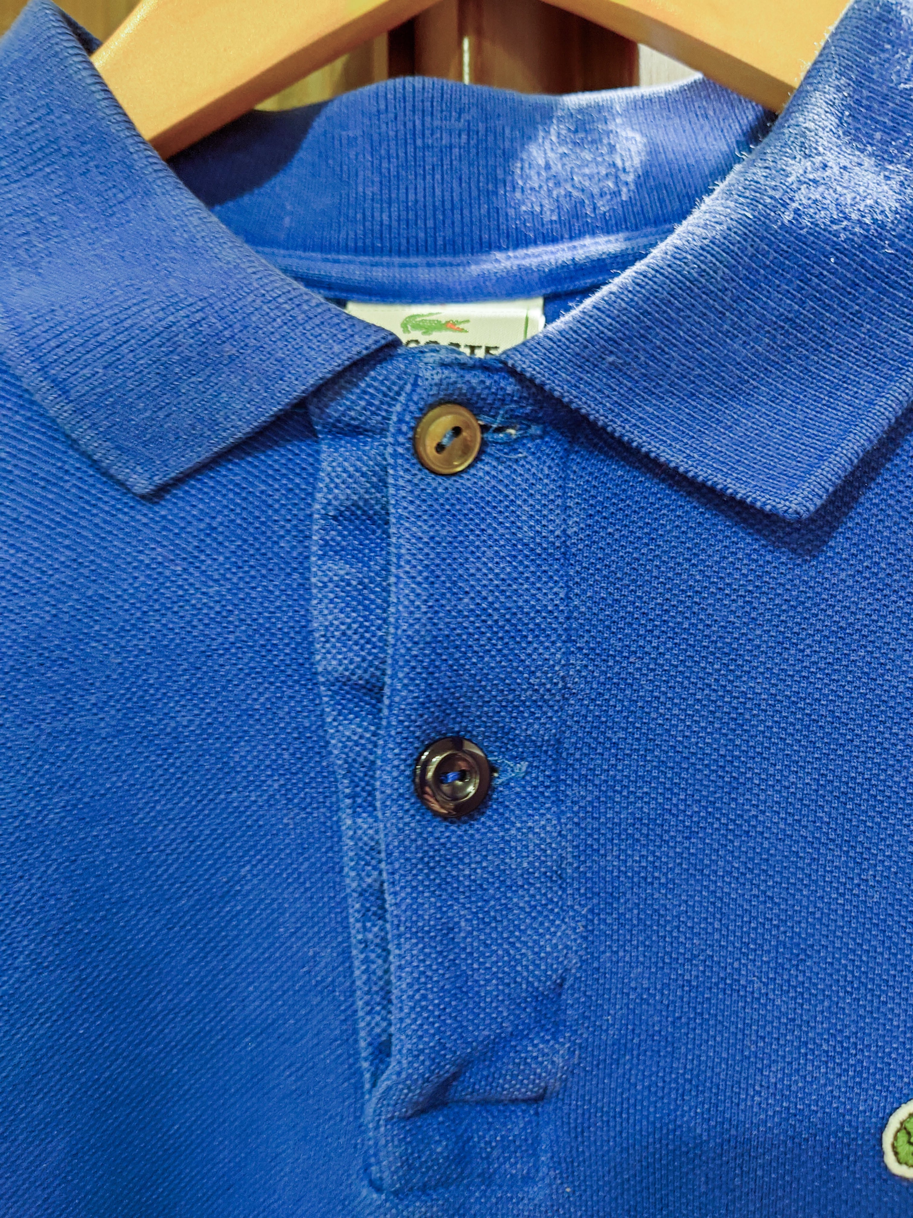 LACOSTE　ポロシャツ ウルトラドライオープンネック総柄シャツ CH7568 - ラコステ（LACOSTE