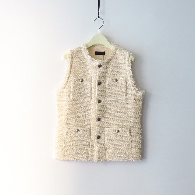 COOHEM コーヘン BASIC TWEED VEST 11-242-011