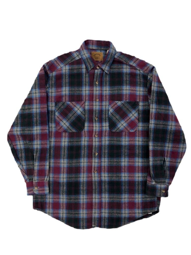 1990s "ST JOHN'S BAY" Heavy Flannel Check Shirt