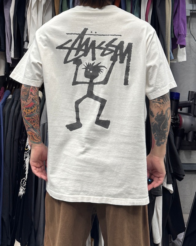 【Special‼︎】90’s old stussy Shadow Man Design Tee “白タグ” “シャドーマン” 【高円寺本店】