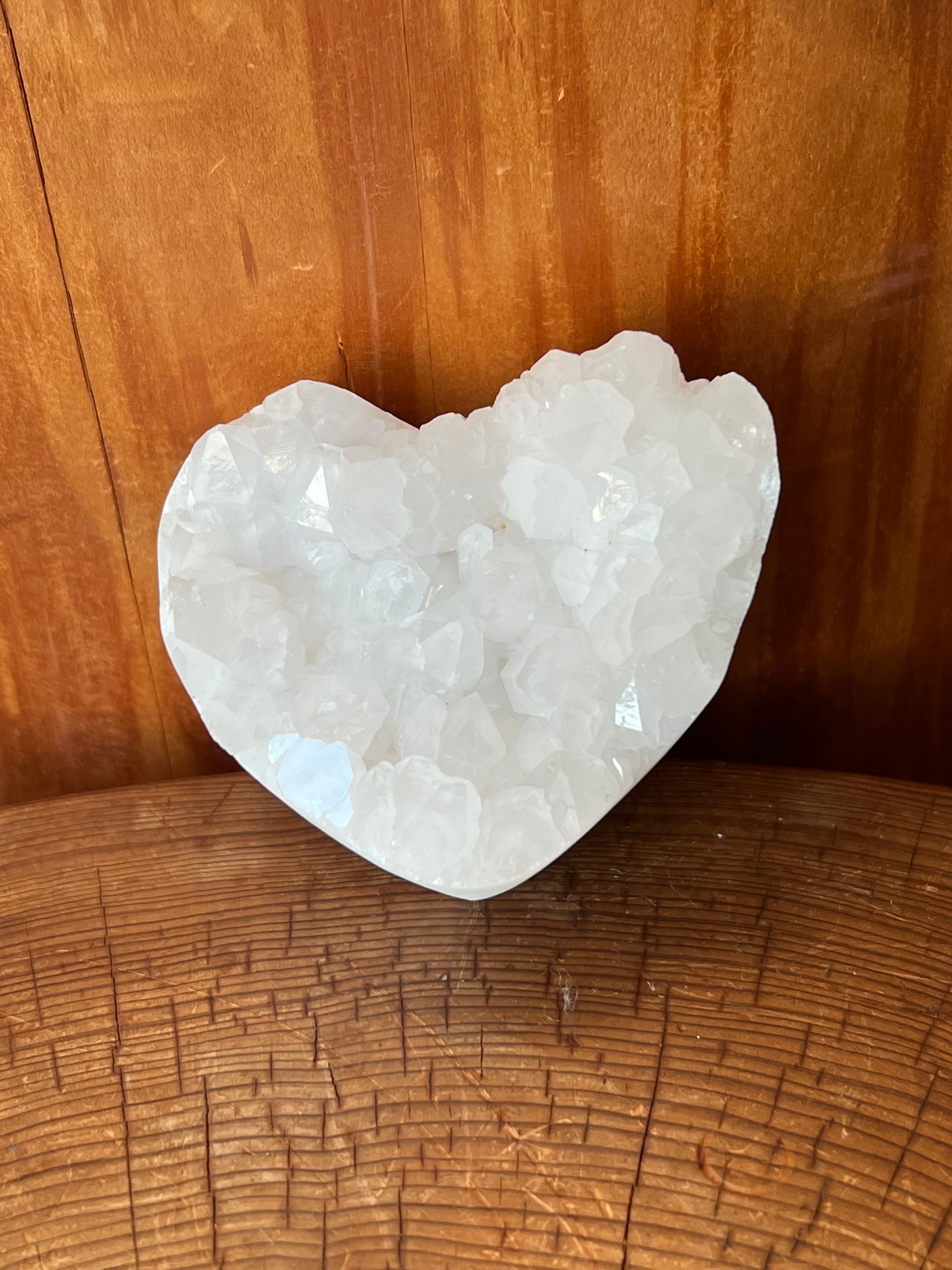 水晶ハートクラスター 四川産