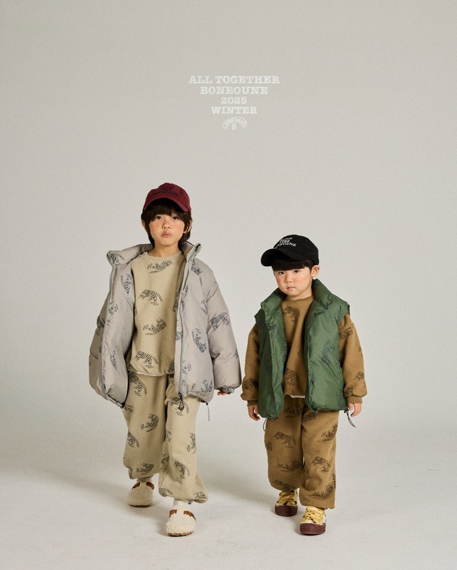 〚予約〛tiger down jacket <kids><Jr><mom>