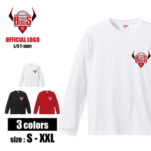 オフィシャル チームロゴ 公式 球団 応援 サポート 長袖Tシャツ S-XXLサイズ