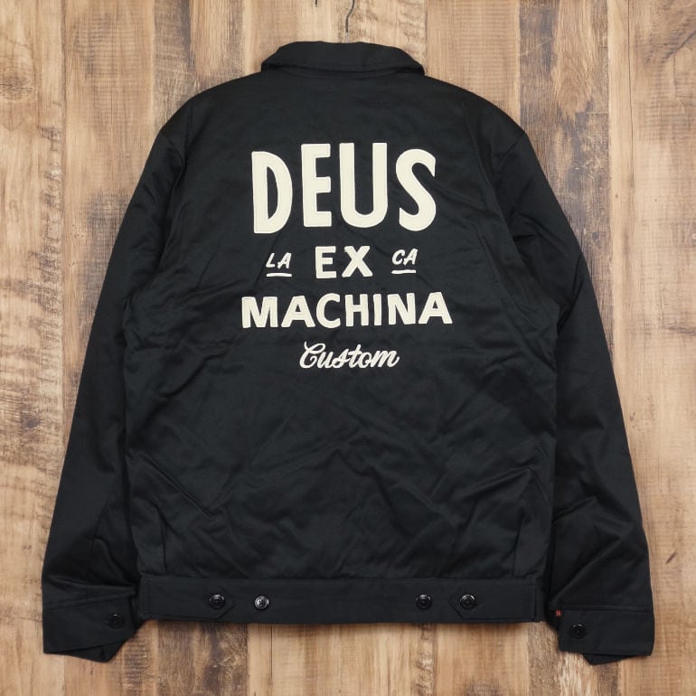 デウスエクスマキナ ジップジャケット メンズ ブラック Deus Ex デウスエクスマキナ ジップジャケット メンズ ブラック Deus Ex