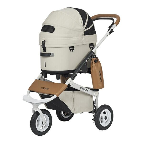 AIRBUGGY ドーム3 ラージコット(クローバー) & バスケット エアバギー