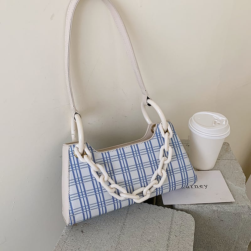 eignレディーススモールバッグ2020サマーニューウェーブインファッションシンプルショルダーバッグネットレッドワイルド脇の下バッグ Tiancai_Wing_Bag1137972