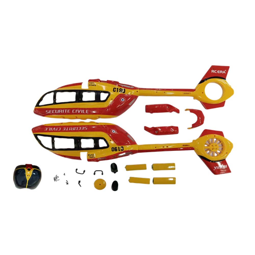 RC ERA C190 H145 ヘリコプター イエロー ボディ シェル