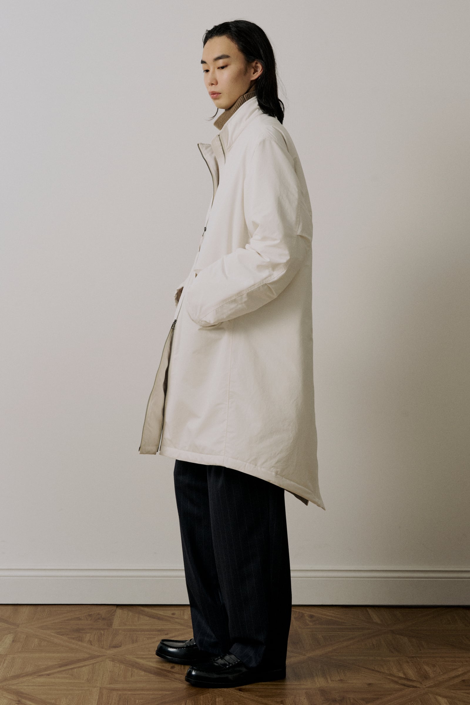 W ZIP フィッシュテールフィールドコート / 撥水タフタ / M744-C50-910