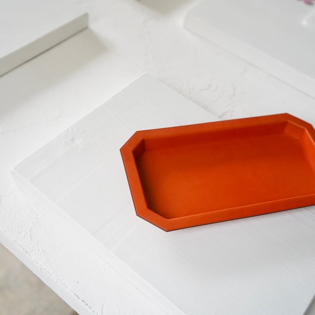 レザーマルチトレー ＜Sadr＞・オレンジ | TAMURA ONLINE STORE