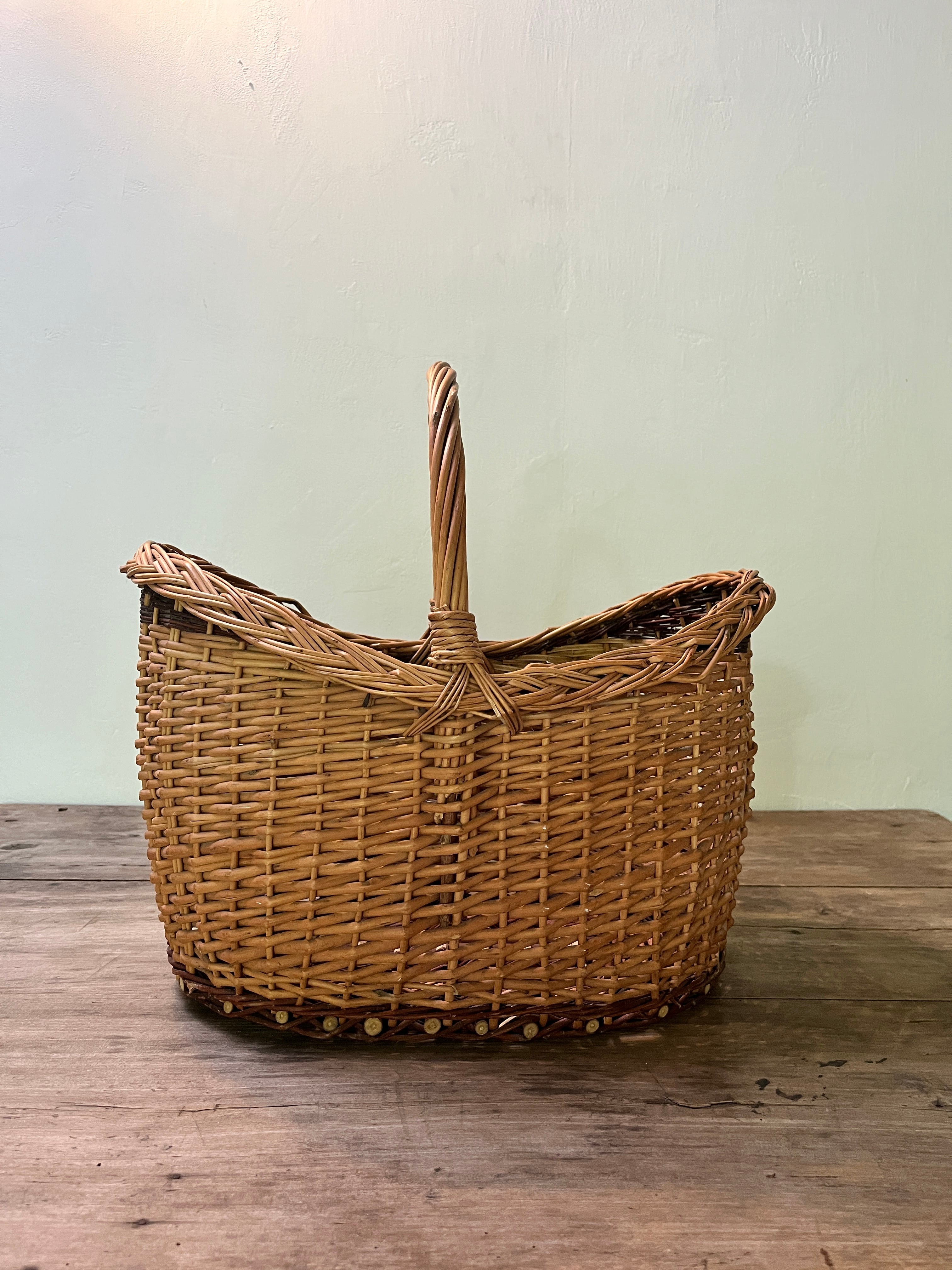 フランス　アンティーク　ヴィンテージ　パニエ　かご　トランク PANIER Vintage France /b＜かご・フランスヴィンテージ・パニエ