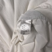 CAPRI カプリ チェック柄切替 BD 半袖シャツ 52/ホワイト ネイビー/シアサッカー /大きいサイズ