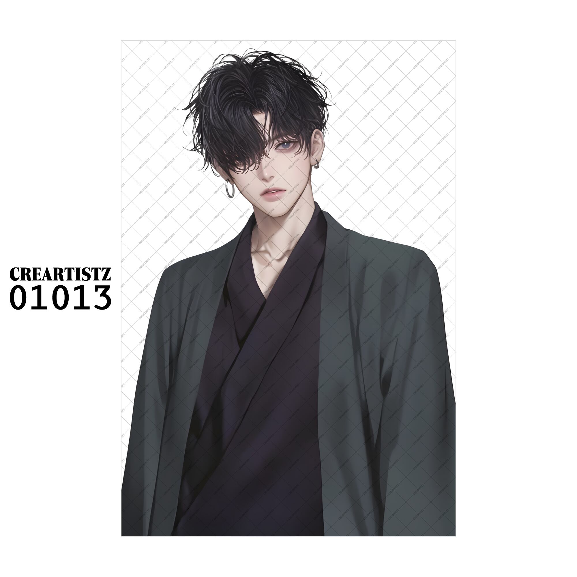 01013 ボーイ クール オリジナル ペーパー/ステッカー 4枚セット CREARTISTZ