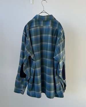 -Pendleton- Vintage 70s XL Check Shirt made in USA