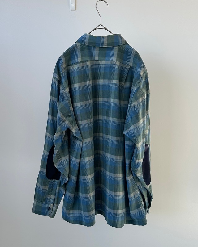-Pendleton- Vintage 70s XL Check Shirt made in USA