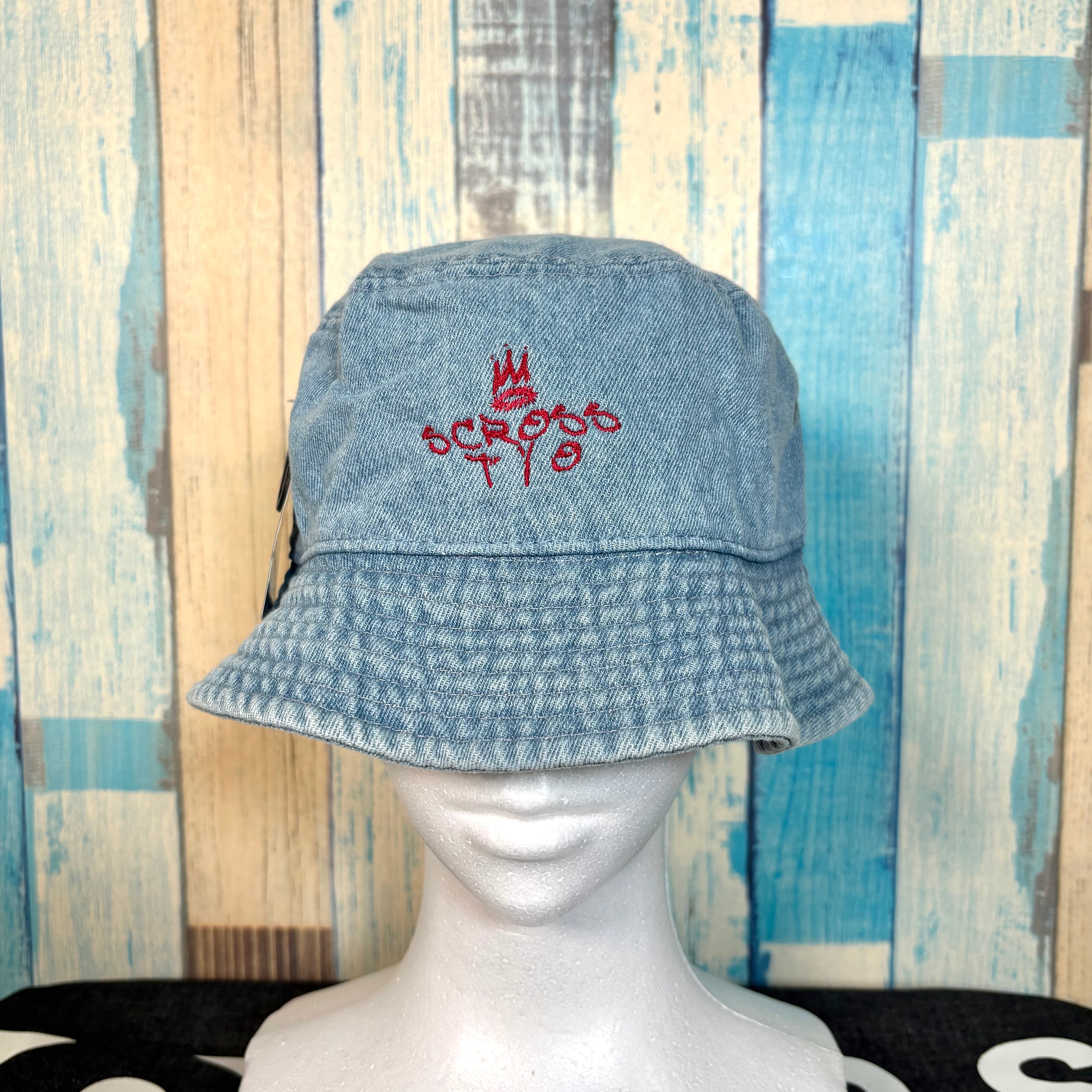 SCROSS TYO ロゴ Embroidery デニム バケットハット | SCROSS TYO