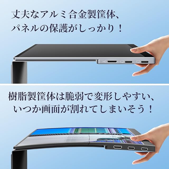 Amazon限定ブランド】VisionOwl モバイルモニター 10.5インチ