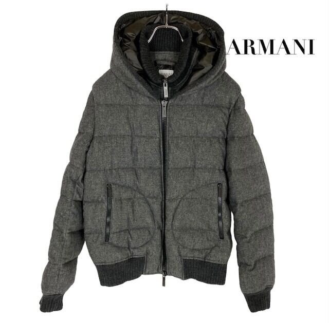 アルマーニコレツィオーニ ダウンジャケット ブラック メンズ armani