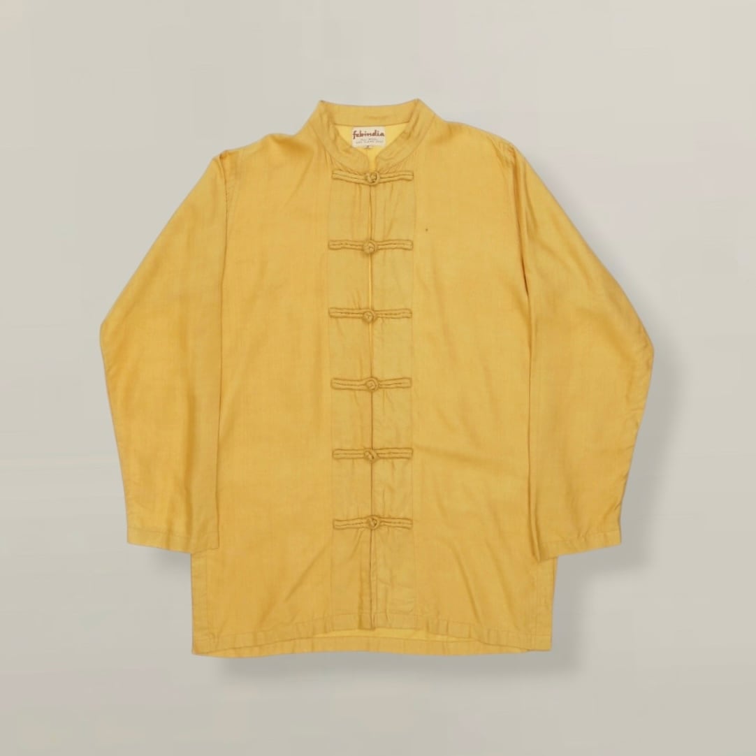 1950s vintage Rayon Gabardine Sun-Faded Shirt【OT-22553】 | cv