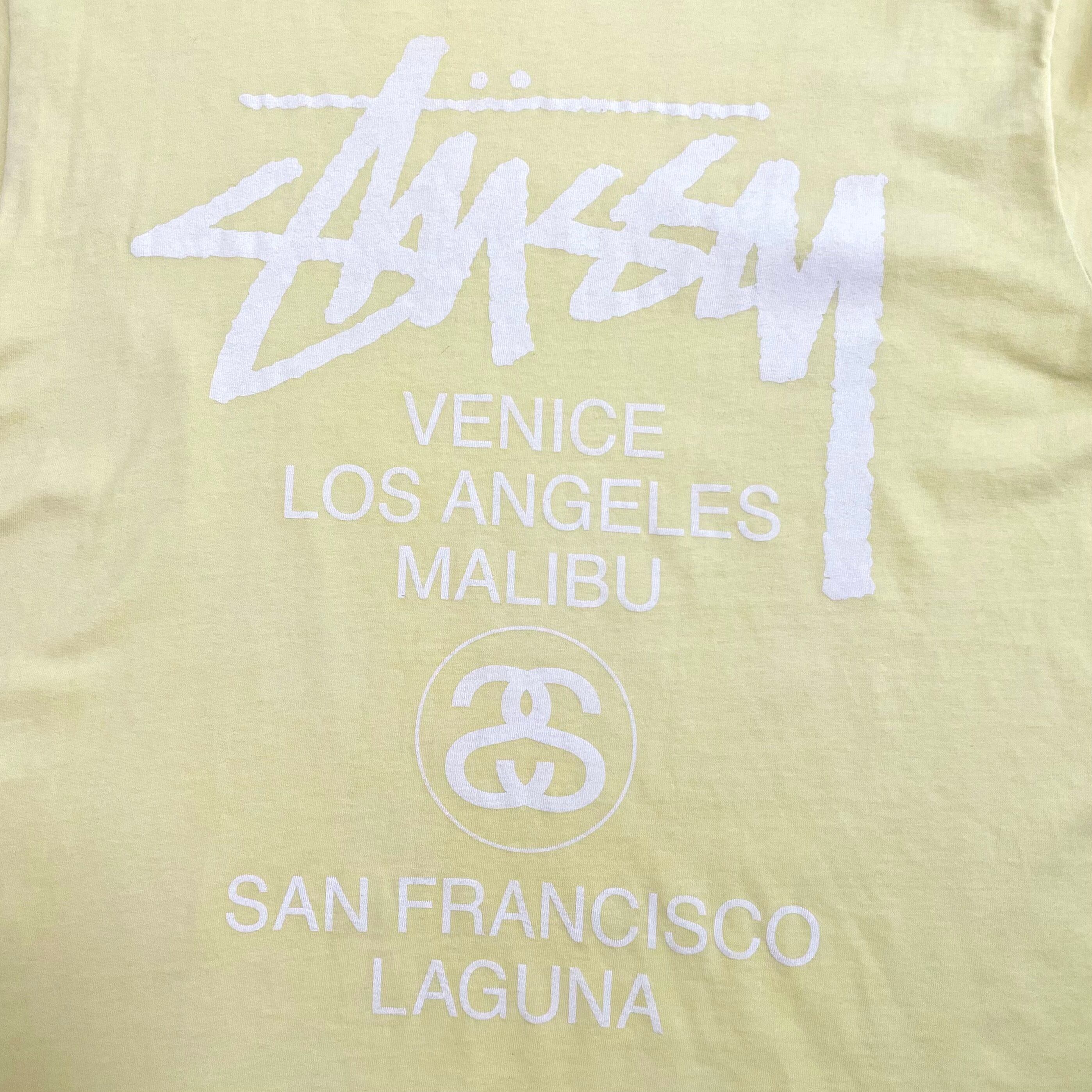 【希少】STUSSY　スウェット　シャネルロゴ　ワールドツアー　グレー　L