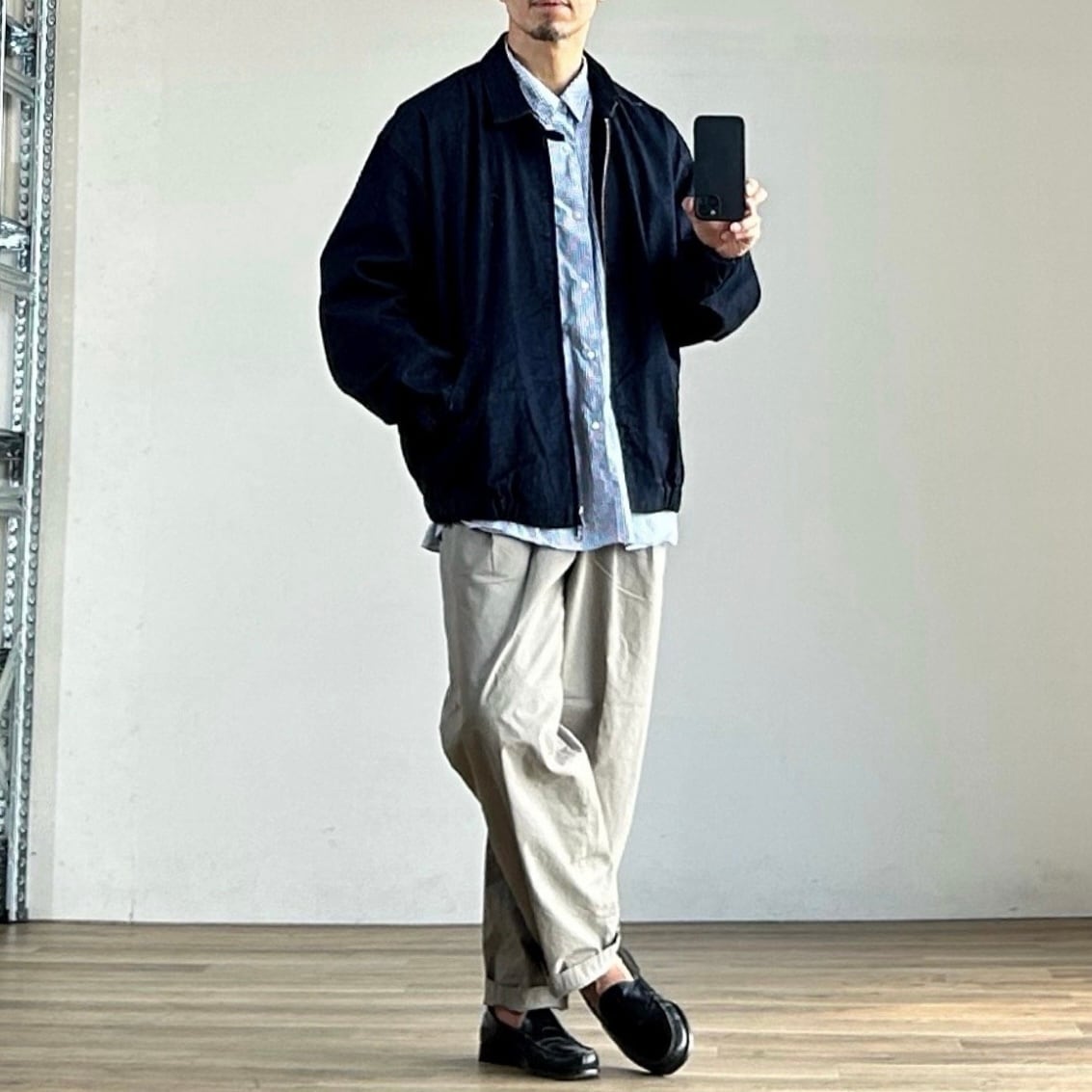 25AW》【MANUAL ALPHABET】12oz DENIM SWING TOP JKT マニュアル