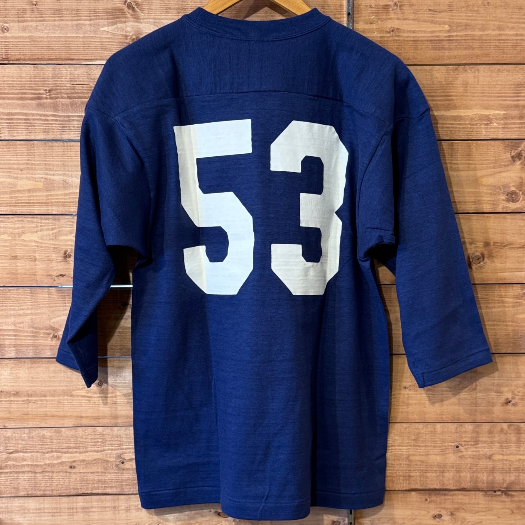 WAREHOUSE 7分袖フットボールTシャツ BLUE DEVILS WAREHOUSE 