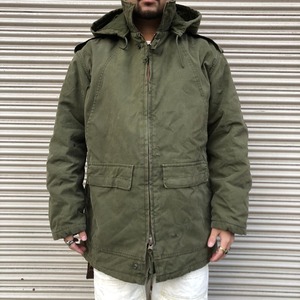 カナダ軍 実物 Canadian Army Coat Ecw ヴィンテージ コンバット フード付き パーカー ミリタリー M-65 モッズコート フルジップ L