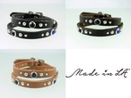 エルエー ナイツ ブルー 2:MADE in LA メイド イン エルエー レザー ブレスレット