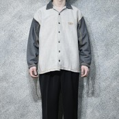 switching design cotton shirt