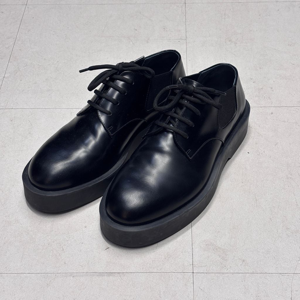 PRADA （F0632/NERO1 レザー 3LJ6 2EE364 スニーカー PRADA PRADA プラダ ドレスシューズ レザー ブラック 靴